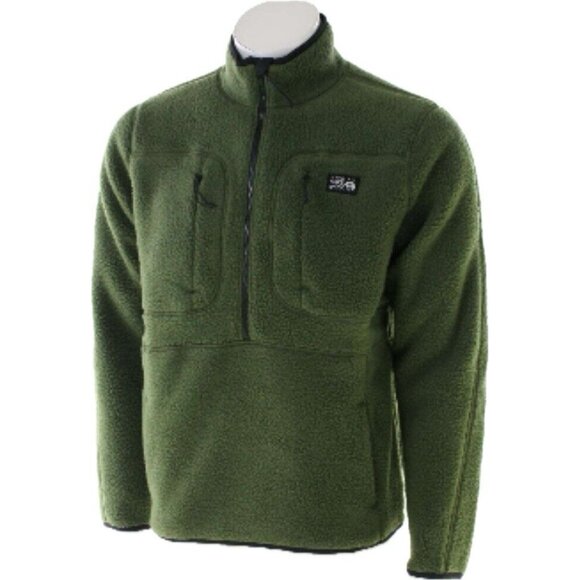 Mountain HardWear 1/2 Zip HiCamp Fleece Pullover Green New w Tags Size Xxl $130!